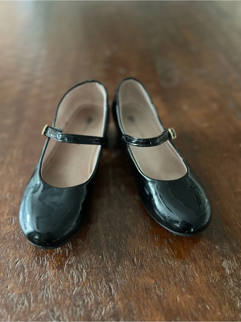 Girls' Black Patent Mary Jane Dress Shoes size 1